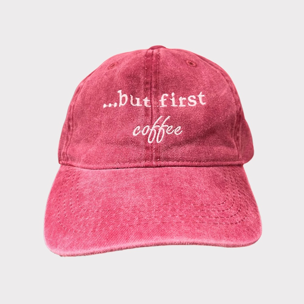 …But First Coffee Baseball Cap Hat - Picture 1 of 6
